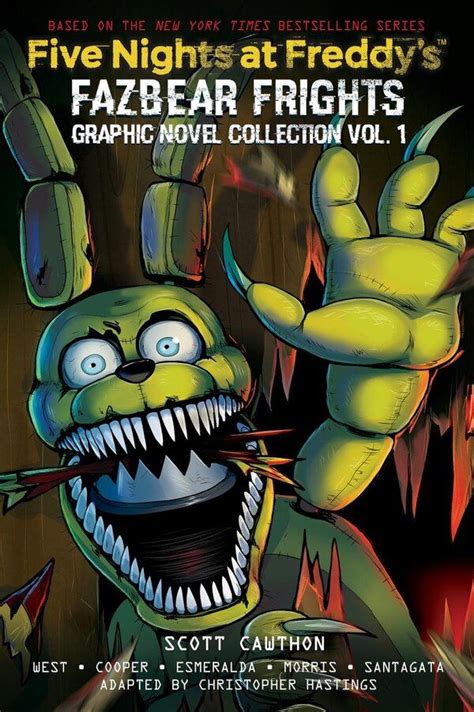 The New York Times best-selling series is now a <b>graphic</b> <b>novel</b>! <b>Five</b> <b>Nights</b> <b>at Freddy's</b> fans won't want to miss this pulse-pounding collection of three novella-length comic stories that will keep even the bravest player up at night. . Five nights at freddys graphic novel